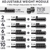 image:imageAPEXUP Adjustable Ankle Weights for Women and Men Modularized Leg Weight Straps for Yoga Walking Running Aerobics Gym Physical TherapyGray