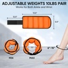image:imageAPEXUP Adjustable Ankle Weights for Women and Men Modularized Leg Weight Straps for Yoga Walking Running Aerobics Gym Physical TherapyOrange