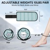 image:imageAPEXUP Adjustable Ankle Weights for Women and Men Modularized Leg Weight Straps for Yoga Walking Running Aerobics Gym Physical TherapyPastel Blue