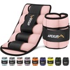 image:imageAPEXUP Adjustable Ankle Weights for Women and Men Modularized Leg Weight Straps for Yoga Walking Running Aerobics Gym Physical TherapyPastel Pink