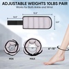 image:imageAPEXUP Adjustable Ankle Weights for Women and Men Modularized Leg Weight Straps for Yoga Walking Running Aerobics Gym Physical TherapyPastel Purple