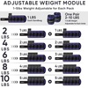 image:imageAPEXUP Adjustable Ankle Weights for Women and Men Modularized Leg Weight Straps for Yoga Walking Running Aerobics Gym Physical TherapyPurple