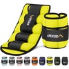 image:imageAPEXUP Adjustable Ankle Weights for Women and Men Modularized Leg Weight Straps for Yoga Walking Running Aerobics Gym Physical TherapyYellow
