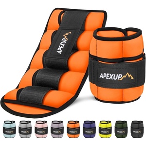 image:imageAPEXUP Adjustable Ankle Weights for Women and Men Modularized Leg Weight Straps for Yoga Walking Running Aerobics Gym Physical TherapyOrange