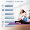image:imageAPEXUP 9 Inch Pilates Ball Small Exercise Ball for Yoga Fitness Balance Core Workout Physical TherapyBlue