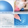image:imageAPEXUP 9 Inch Pilates Ball Small Exercise Ball for Yoga Fitness Balance Core Workout Physical TherapyBlue
