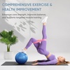 image:imageAPEXUP 9 Inch Pilates Ball Small Exercise Ball for Yoga Fitness Balance Core Workout Physical TherapyBlue