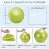 image:imageAPEXUP 9 Inch Pilates Ball Small Exercise Ball for Yoga Fitness Balance Core Workout Physical TherapyGreen