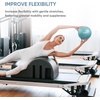 image:imageAPEXUP 9 Inch Pilates Ball Small Exercise Ball for Yoga Fitness Balance Core Workout Physical TherapyLight Blue