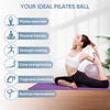 image:imageAPEXUP 9 Inch Pilates Ball Small Exercise Ball for Yoga Fitness Balance Core Workout Physical TherapyMauve