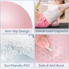 image:imageAPEXUP 9 Inch Pilates Ball Small Exercise Ball for Yoga Fitness Balance Core Workout Physical TherapySoft Pink