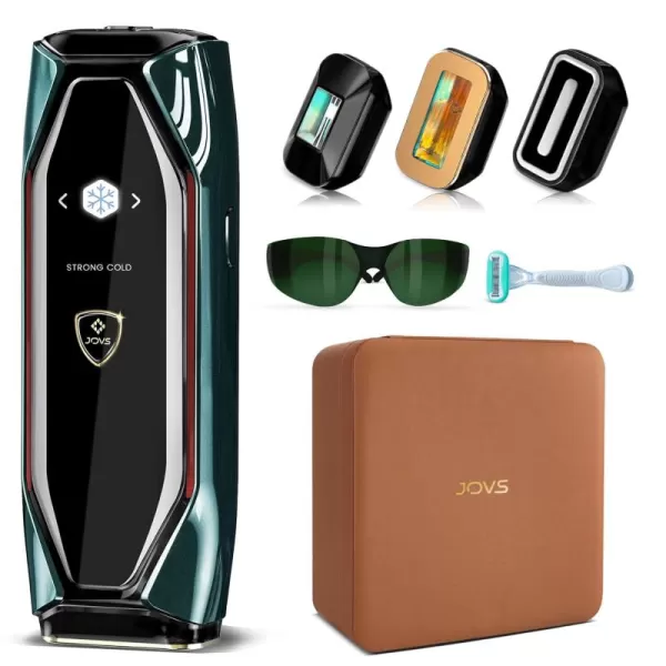 JOVS X IPL Hair Removal for Women and Men 3in1 Hair Removal Device with Cooling SystemTouch ScreenUnlimited Flashes Painless Hair Remover Permanent at Home for Face Leg Arm Armpit Bikini Line
