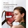 imageJOVS 4D Laser Mask Red Light Therapy for Face with 850nm and 6x More Powerful Than LED 1600mAh Rechargeable LED Face Mask for AntiAging Skin Firming ampamp Radiant Glow at Home Treatment
