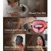 imageJOVS Red Light Therapy Mask for Face LED Face Mask with NearInfrared Light Rechargeable 4 Modes Portable AntiAging Skin Care Device for Home UseBlack