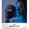 imageJOVS Red Light Therapy Mask for Face LED Face Mask with NearInfrared Light Rechargeable 4 Modes Portable AntiAging Skin Care Device for Home UseBrown