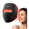 imageJOVS Red Light Therapy Mask for Face LED Face Mask with NearInfrared Light Rechargeable 4 Modes Portable AntiAging Skin Care Device for Home UseBlack