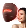 imageJOVS Red Light Therapy Mask for Face LED Face Mask with NearInfrared Light Rechargeable 4 Modes Portable AntiAging Skin Care Device for Home UseBrown