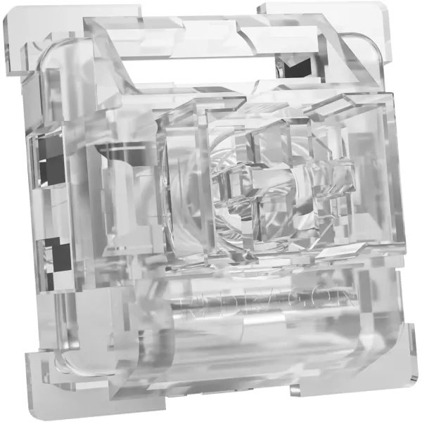 Redragon A113 HP2 Panda Crystal Mechanical Keyboard Switches Clear Lubed Tactile Switches for Keyboard DIY 3pin 60gf RGB MX Compatible Switches with Puller38 pcsCrystal Panda
