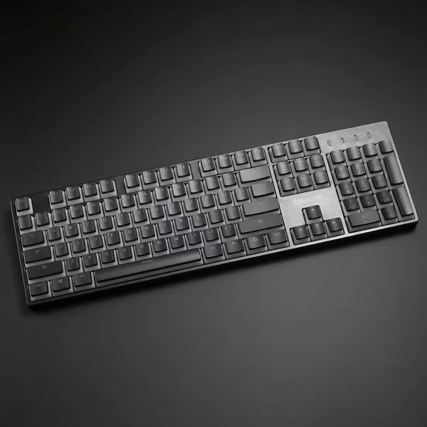 Redragon A130 Black Pudding Keycaps 104 Keys Standard Doubleshot PBT Keycap Set wTranslucent Layer for Mechanical Keyboard OEM Profile English US ANSI LayoutBlack