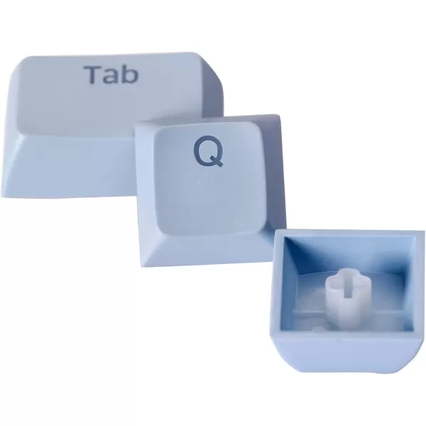 Redragon A134 Gradient Color Ombre Blue KeyCaps 104 Keys Standard Doubleshot PBT Keycap Set OEMCherry Profile English US ANSI Layout Compatible with All Redragon Mechanial KeyboardsOmbre Blue