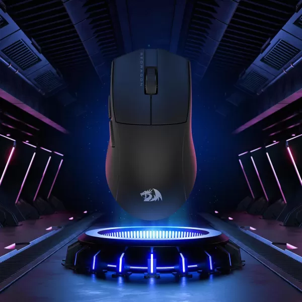 Redragon M916 PRO 3Mode Wireless Gaming Mouse 49G UltraLight 26K DPI Gamer Mouse wErgonomic Natural Grip Build Full Programmable Buttons Software Supports DIY Keybinds ampamp DPIBlack