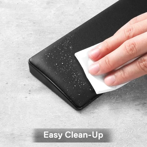 Redragon P035 Meteor S Computer Keyboard Wrist Rest Pad Ergonomic Soft Memory Foam Wrist Support wAntiSlip Rubber Base 60 61 Keys Compact Size 1138 x 287 in 078 inch 20mm Height Black60 Compact