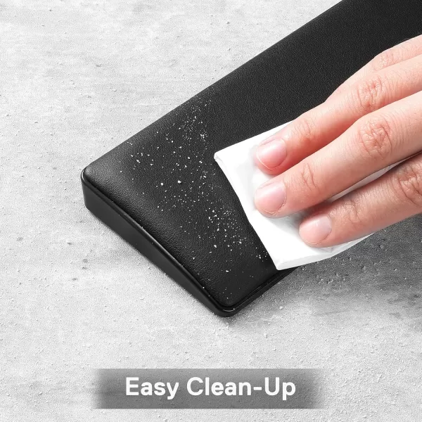 Redragon P035 Meteor S Computer Keyboard Wrist Rest Pad Ergonomic Soft Memory Foam Wrist Support wAntiSlip Rubber Base 60 61 Keys Compact Size 1138 x 287 in 078 inch 20mm Height Black80 Tenkeyless