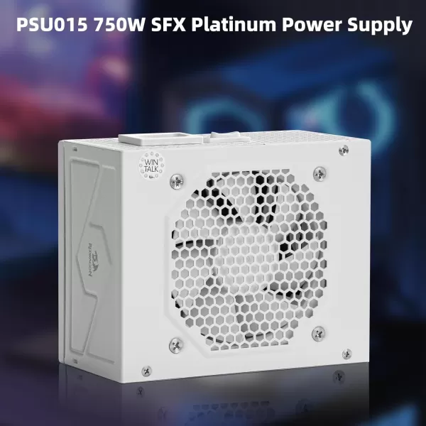 Redragon PSU006 80 Gold 750 Watt ATX Fully Modular Power Supply w 80 Plus Gold Certified Compact 160mm Size and Low Noise RGB Fan 0 RPM 100 Japanese Capacitors Full Mod Cables WhiteSFX Platinum WT