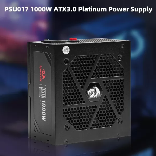 Redragon PSU006 80 Gold 750 Watt ATX Fully Modular Power Supply w 80 Plus Gold Certified Compact 160mm Size and Low Noise RGB Fan 0 RPM 100 Japanese Capacitors Full Mod Cables WhiteATX 30 Platinum BK