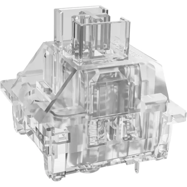 Redragon A113 HP2 Panda Crystal Mechanical Keyboard Switches Clear Lubed Tactile Switches for Keyboard DIY 3pin 60gf RGB MX Compatible Switches with Puller38 pcsCrystal Panda