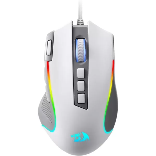 Redragon M612 Predator RGB Gaming Mouse 8000 DPI Wired Optical Gamer Mouse with 11 Programmable Buttons ampamp 5 Backlit Modes Software Supports DIY Keybinds Rapid Fire ButtonGray