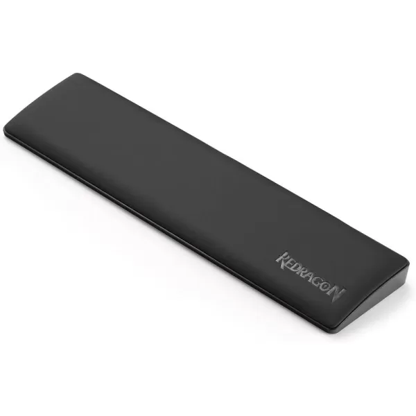Redragon P035 Meteor S Computer Keyboard Wrist Rest Pad Ergonomic Soft Memory Foam Wrist Support wAntiSlip Rubber Base 60 61 Keys Compact Size 1138 x 287 in 078 inch 20mm Height Black60 Compact