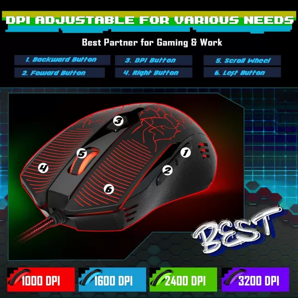 Redragon K509 RGBBacklit Gaming Keyboard104 Keys Wired Mechanical Feeling Low Profile Quiet Keyboard SpillResistant AntiGhosting Compatible with WindowsmacOS PS45 Xbox BlackBlackNew