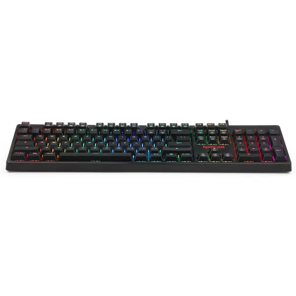 Redragon K578 Mechanical Gaming Keyboard Wired USB RGB LED Backlit 104 Keys Mechanical Gamers Keyboard for Computer PC Laptop Quiet Brown Switches