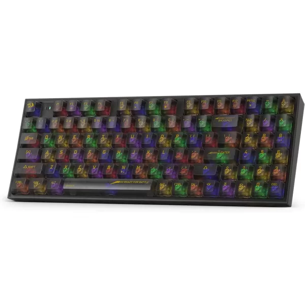 Redragon K658 PRO SE 90 3Mode Wireless RGB Gaming Keyboard 94 Keys FullTransparent Mechanical Keyboard wHotSwap Socket Sound Absorbing Foams Full Numpad ampamp Custom Switch