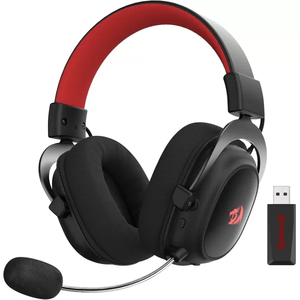 Redragon H510 Zeus Wired Gaming Headset  71 Surround Sound  Memory Foam Ear Pads  53MM Drivers  Detachable Microphone Works for MultiPlatforms PC PS43 ampamp Xbox OneSeries X NSBlack Wireless H510 PRO
