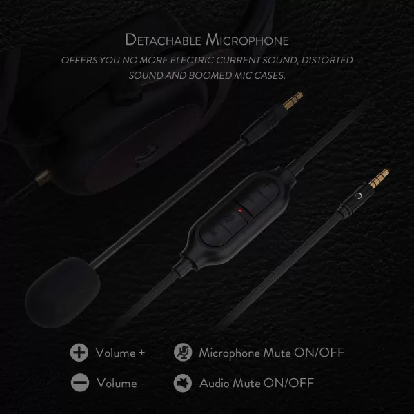 Redragon H510 Zeus Wired Gaming Headset  71 Surround Sound  Memory Foam Ear Pads  53MM Drivers  Detachable Microphone Works for MultiPlatforms PC PS43 ampamp Xbox OneSeries X NSBlack H510