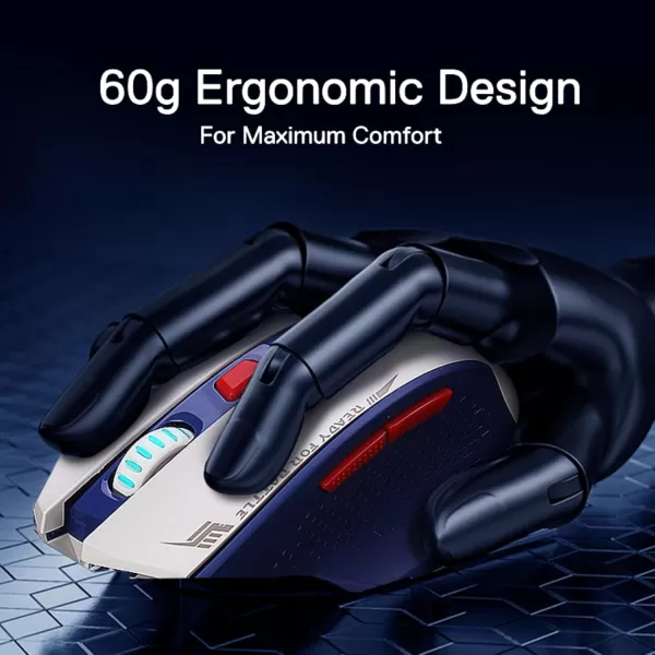 Redragon M994 Wireless Gaming Mouse 26000 DPI WiredWireless Gamer Mouse w 3Mode Connection BT ampamp 24G Wireless 6 Macro Buttons Durable Power Capacity for PCMacLaptop