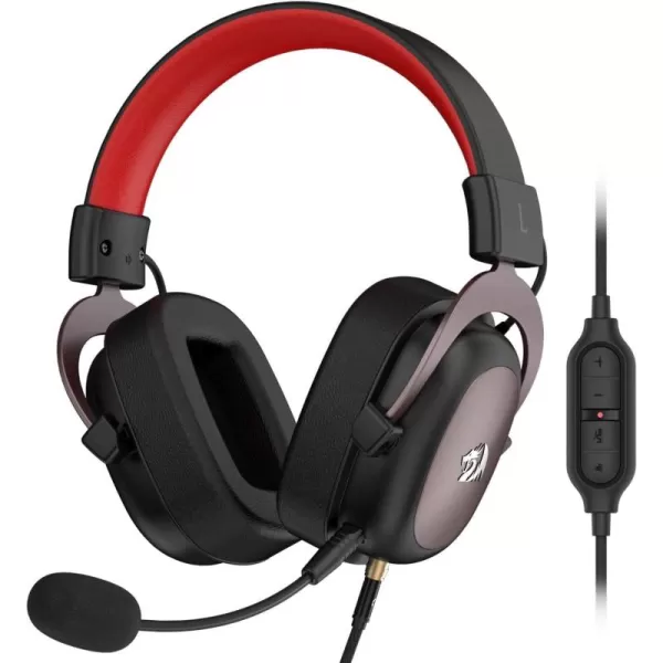 Redragon H510 Zeus Wired Gaming Headset  71 Surround Sound  Memory Foam Ear Pads  53MM Drivers  Detachable Microphone Works for MultiPlatforms PC PS43 ampamp Xbox OneSeries X NSBlack H510