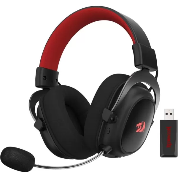Redragon H510 Zeus Wired Gaming Headset  71 Surround Sound  Memory Foam Ear Pads  53MM Drivers  Detachable Microphone Works for MultiPlatforms PC PS43 ampamp Xbox OneSeries X NSBlack Wireless H510 PRO