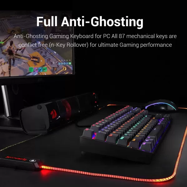Redragon K552R KUMARA Rainbow RGB Backlit Mechanical Gaming Keyboard