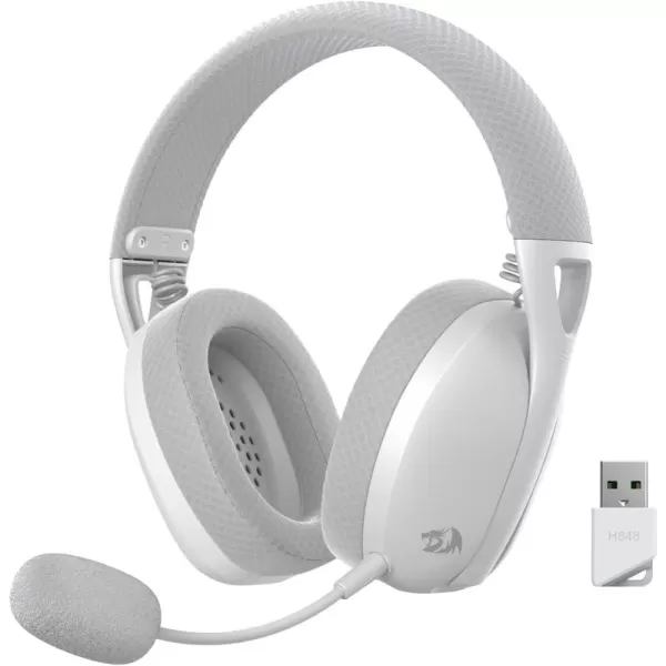 Redragon H848 BT Wireless Gaming Headset  Lightweight  71 Surround Sound  40MM Drivers  Detachable Microphone  Multi Platforms for PC PS543 Switch MobileGrey
