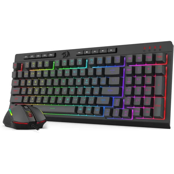 Redragon BS142 Wireless Gaming Keyboard ampamp Mouse Combo 98 Keys K515 PRO Wireless RGB Membrane Keyboard and Wireless M693 PRO Gaming Mouse BundleK515  M693