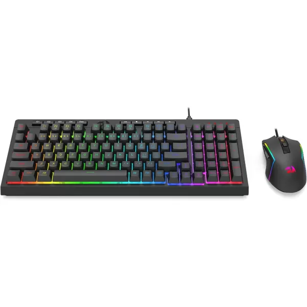 Redragon BS142 Wireless Gaming Keyboard ampamp Mouse Combo 98 Keys K515 PRO Wireless RGB Membrane Keyboard and Wireless M693 PRO Gaming Mouse BundleK515  M693