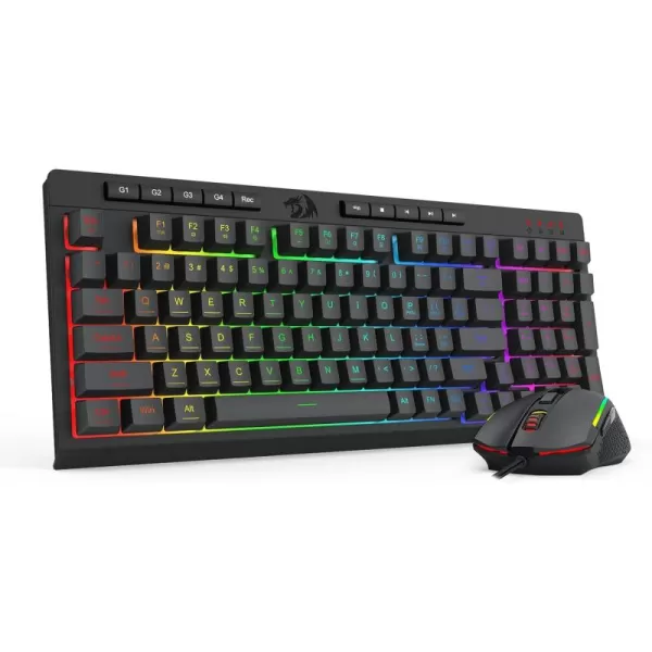 Redragon BS142 Wireless Gaming Keyboard ampamp Mouse Combo 98 Keys K515 PRO Wireless RGB Membrane Keyboard and Wireless M693 PRO Gaming Mouse BundleK515  M693