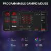 imageRedragon Wireless Gaming Mouse TriMode 24GUSBCBluetooth Ergonomic Mouse Gaming 8000 DPI RGB Backlit Fully Programmable Rechargeable Wireless Computer Mouse for Laptop PC Mac M814M915