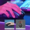 imageRedragon Wireless Gaming Mouse TriMode 24GUSBCBluetooth Ergonomic Mouse Gaming 8000 DPI RGB Backlit Fully Programmable Rechargeable Wireless Computer Mouse for Laptop PC Mac M814M915PRO