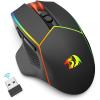 imageRedragon Wireless Gaming Mouse TriMode 24GUSBCBluetooth Ergonomic Mouse Gaming 8000 DPI RGB Backlit Fully Programmable Rechargeable Wireless Computer Mouse for Laptop PC Mac M814M814PRO