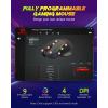 imageRedragon Wireless Gaming Mouse TriMode 24GUSBCBluetooth Ergonomic Mouse Gaming 8000 DPI RGB Backlit Fully Programmable Rechargeable Wireless Computer Mouse for Laptop PC Mac M814M814PRO