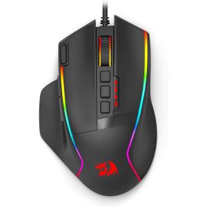 imageRedragon Wireless Gaming Mouse TriMode 24GUSBCBluetooth Ergonomic Mouse Gaming 8000 DPI RGB Backlit Fully Programmable Rechargeable Wireless Computer Mouse for Laptop PC Mac M814M915